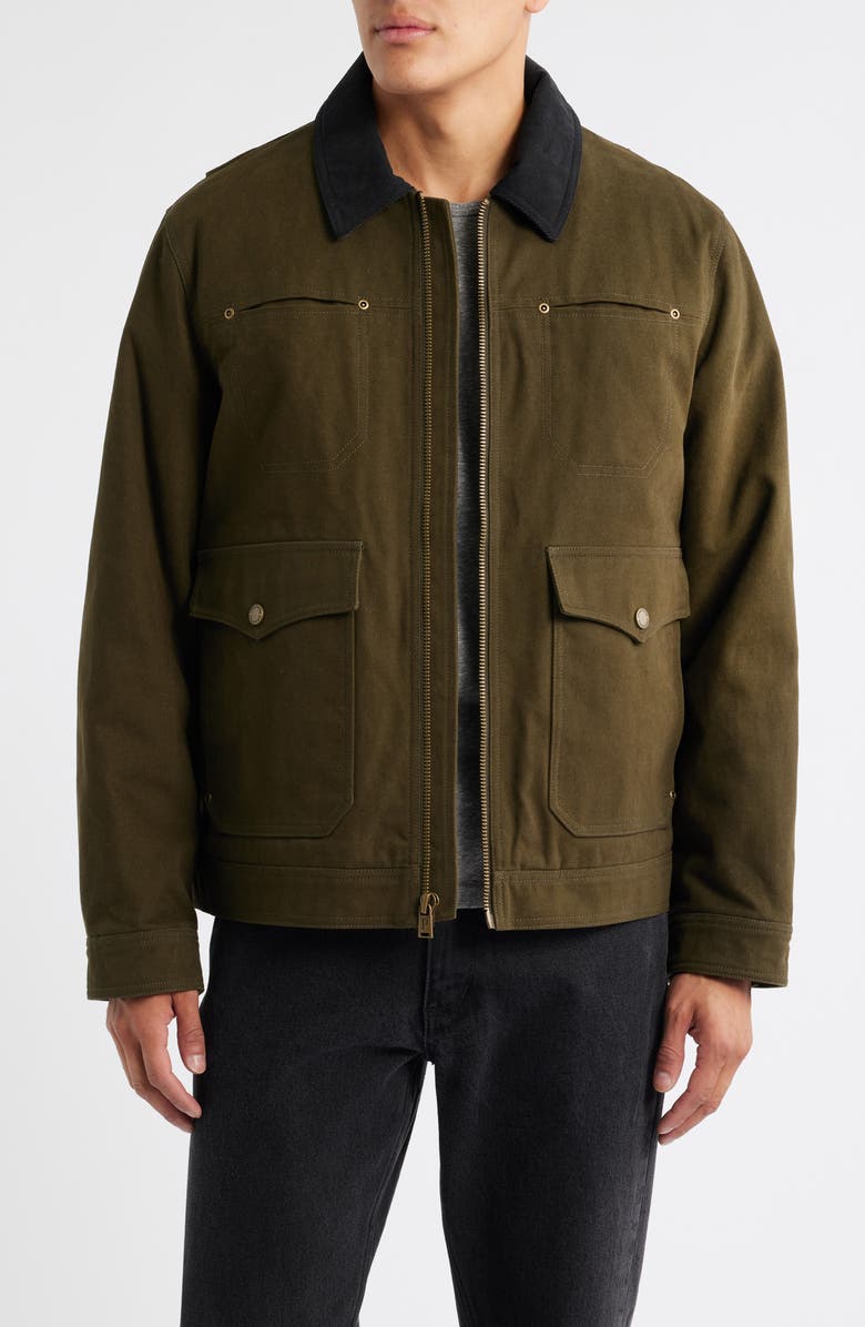 Pendleton Carson City Ranch Coat, Main, color, Dark Olive