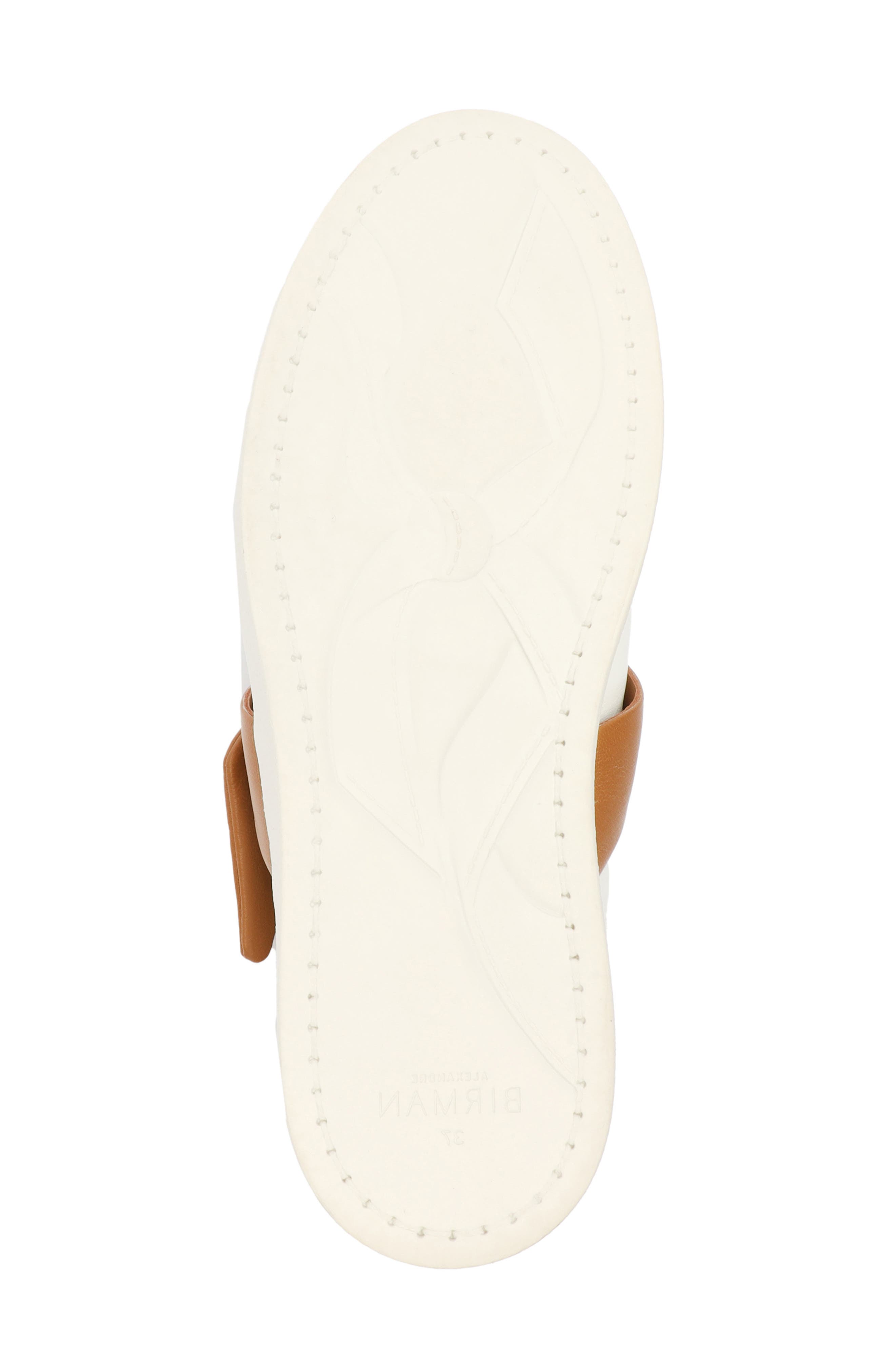 Clarita Bow Slip-On Sneaker, Alternate, color, WHITE/ COGNAC