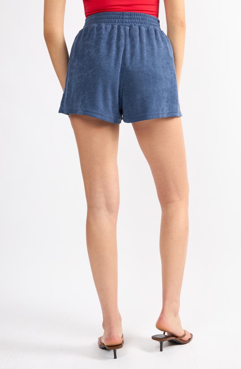 Viens Avec Moi The Terry Shorts, Alternate, color, Navy