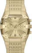 DIESEL® Spiked Cushion Bracelet Watch