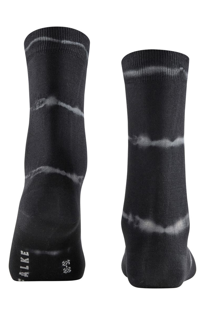 Falke Wave Bond Organic Cotton Blend Crew Socks, Alternate, color, Black