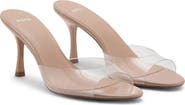 MANGO Transparent Strap Slide Sandal
