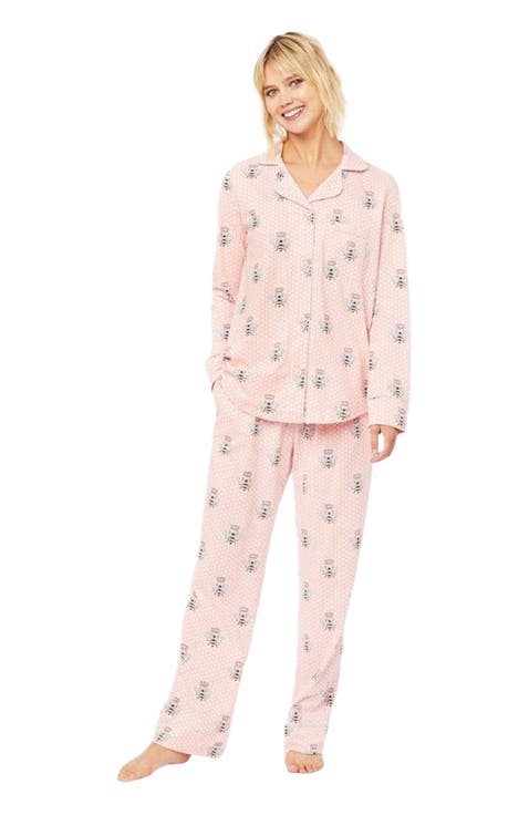 Pima Knit Pajama Set Conversational