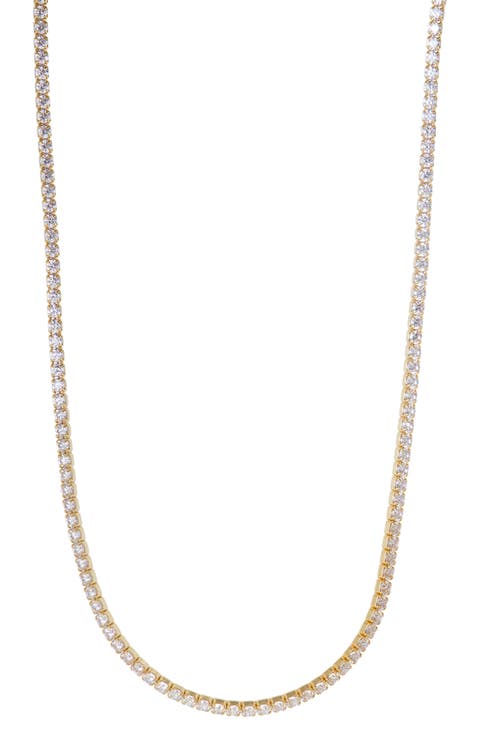 Cubic Zirconia Tennis Necklace