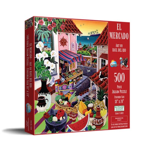 El Mercado 500 piece Jigsaw Puzzle for Adults