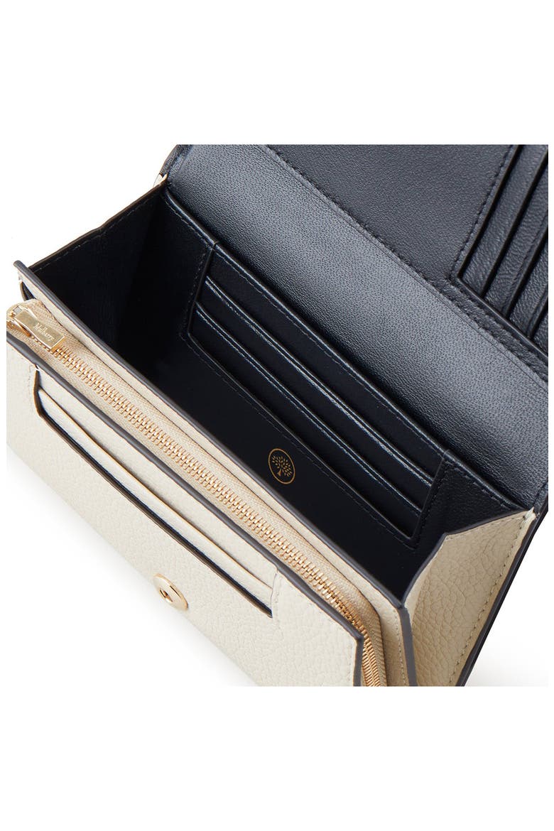 Medium Continental French Purse, Alternate, color, CHALK