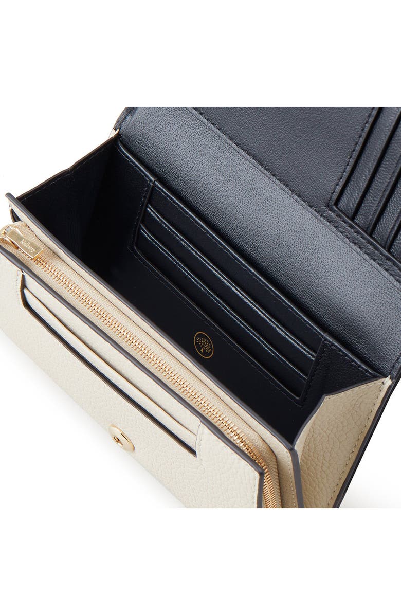 Mulberry Medium Continental French Purse, Alternate, color, Chalk