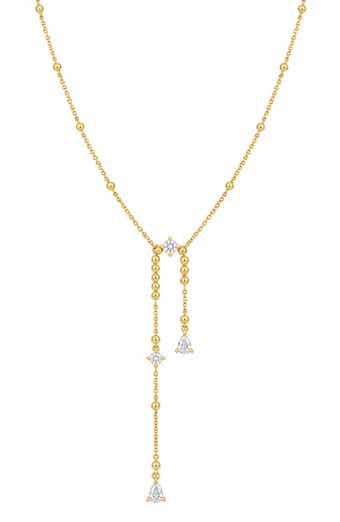 Mykonos 18k Gold Diamond Pendant Necklace