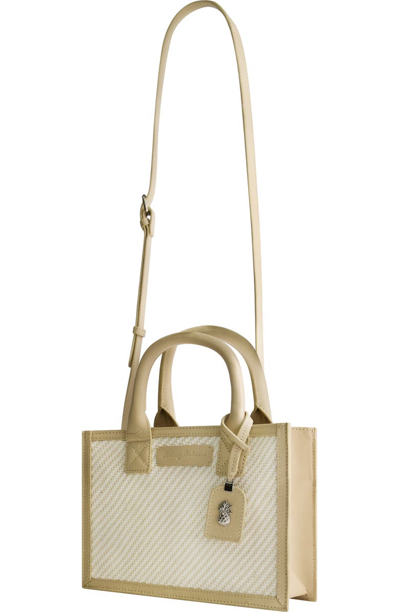 Tommy Bahama Soft Woven Modern Tote, Alternate, color, Tan/White