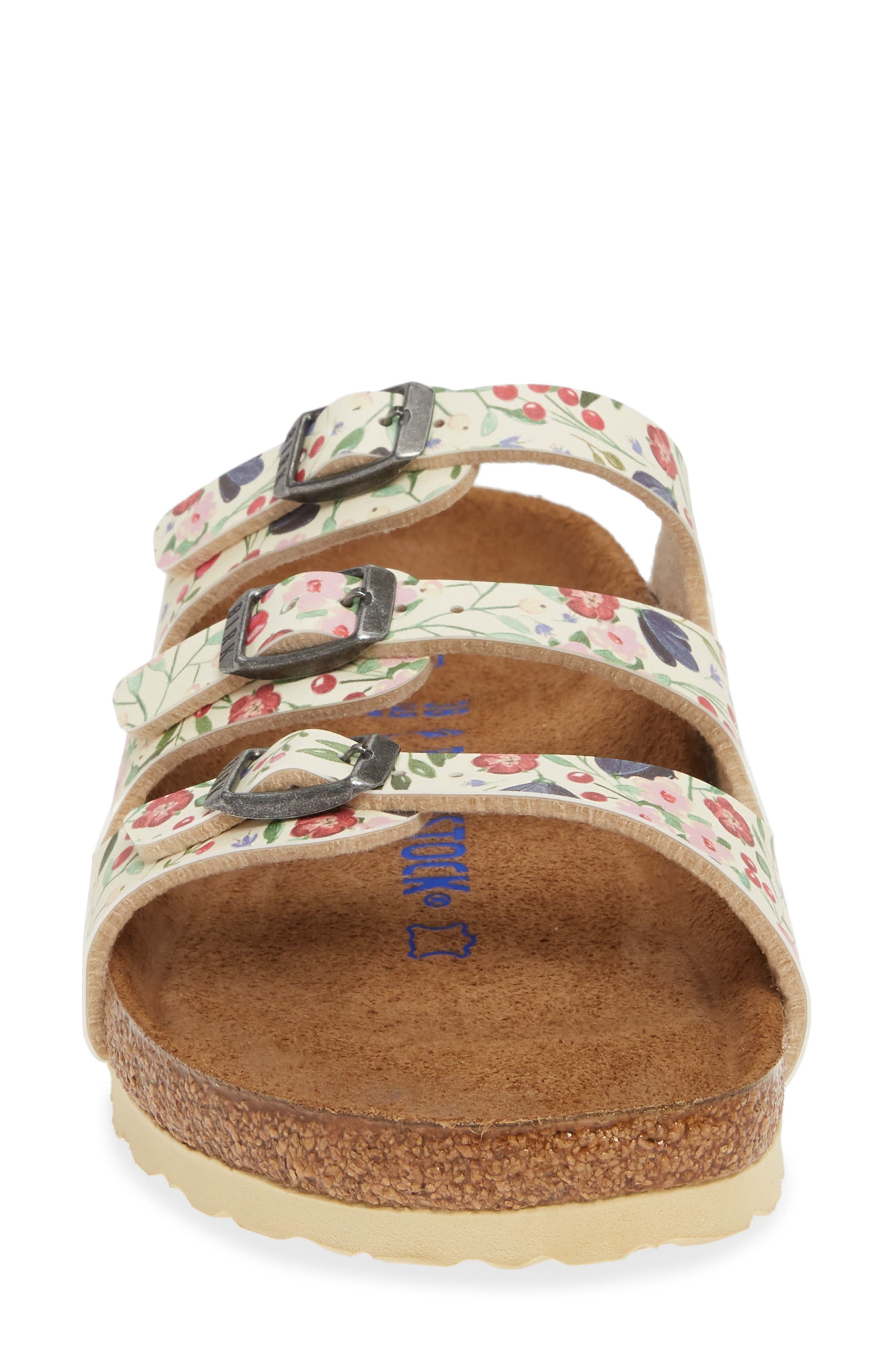 Birkenstock Florida Meadow Flowers Birko-Flor<sup>™</sup> Slide Sandal, Alternate, color, 
