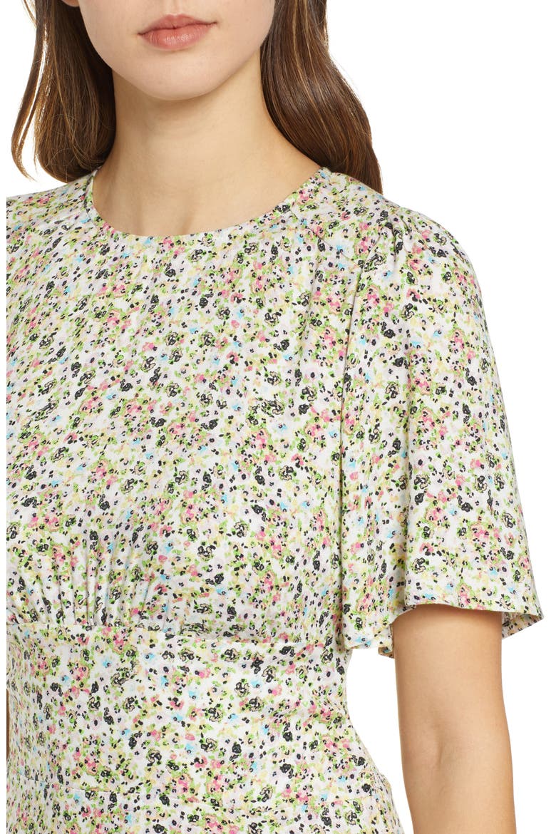 Janice Midi Dress, Alternate, color, DITSY SPRING FLORAL