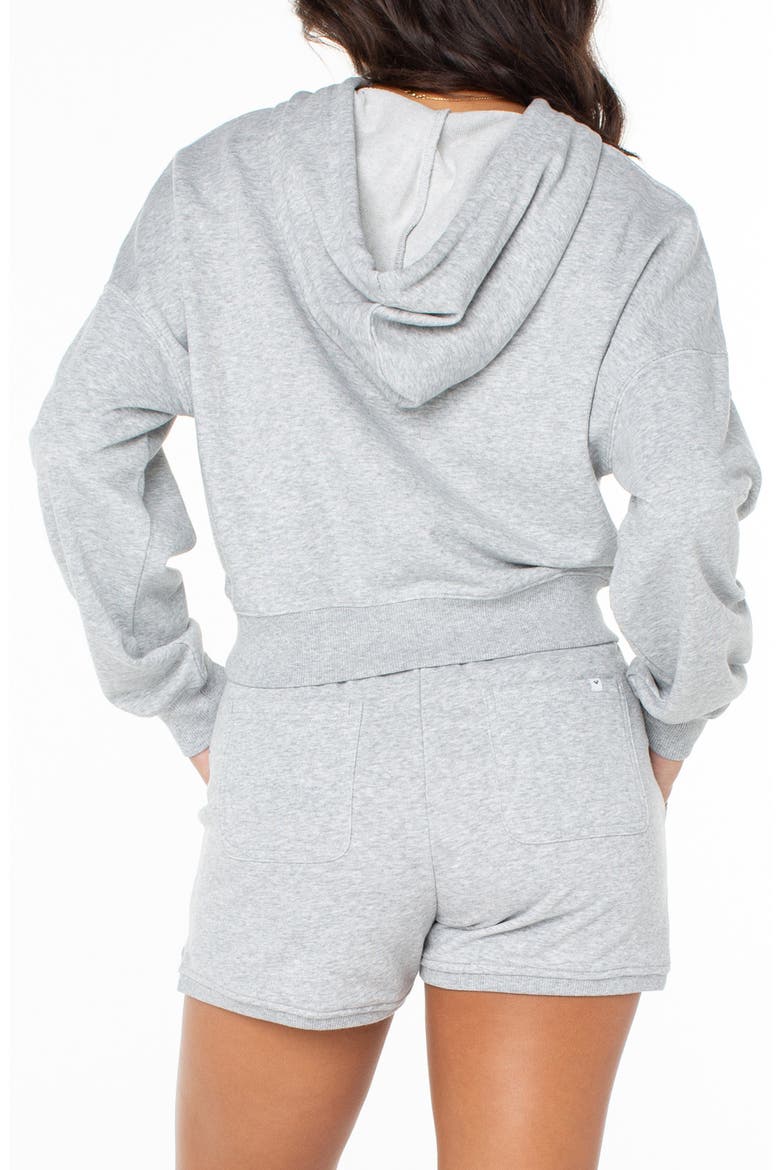 Breakwater Crop Graphic Hoodie, Alternate, color, HEATHER GREY