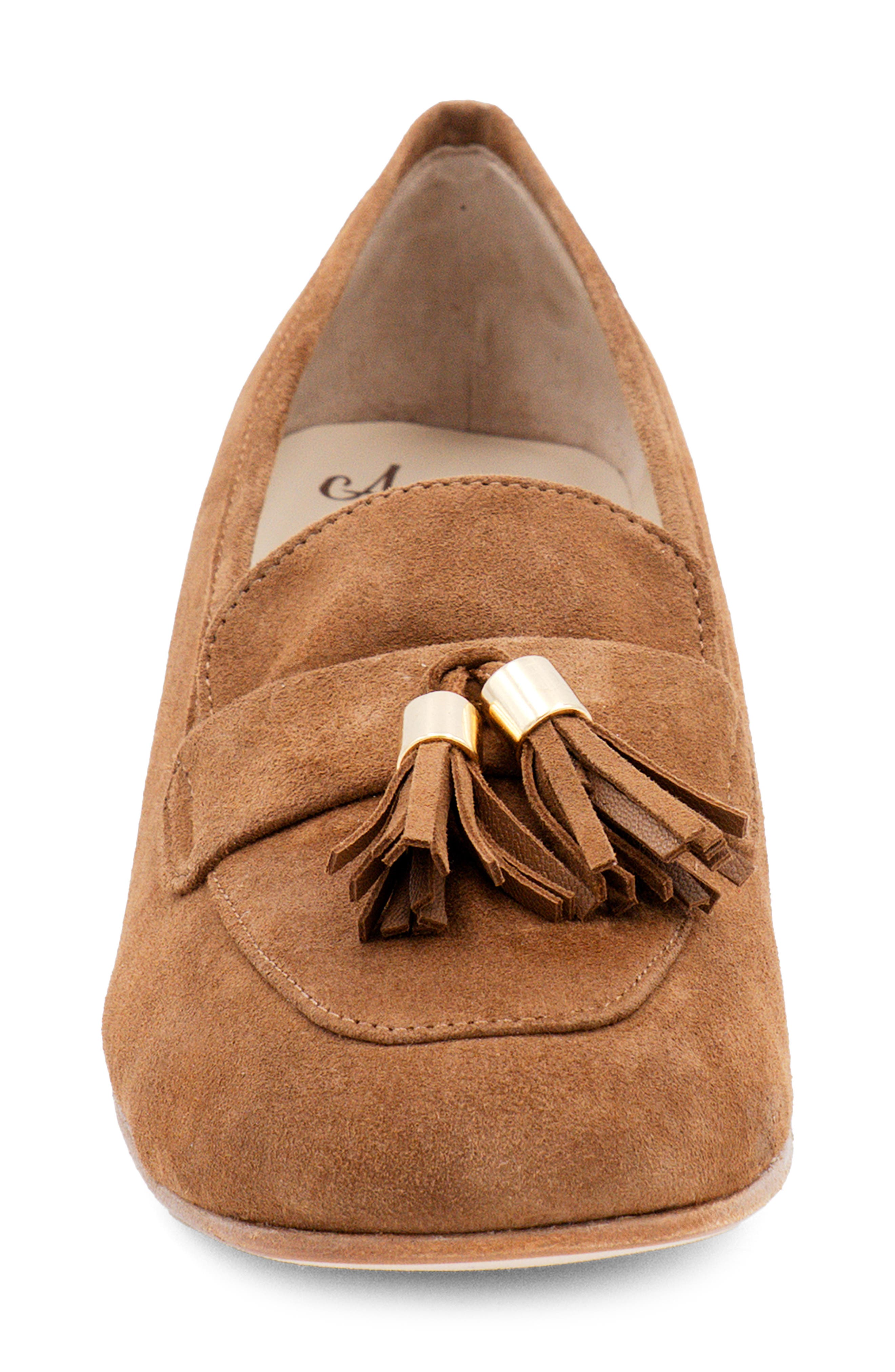 Balcanico Tassel Pump, Alternate, color, TOASTED SUEDE