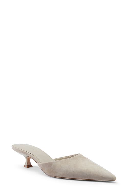 Femme La St. Honore Kitten Heel Mule In Sand
