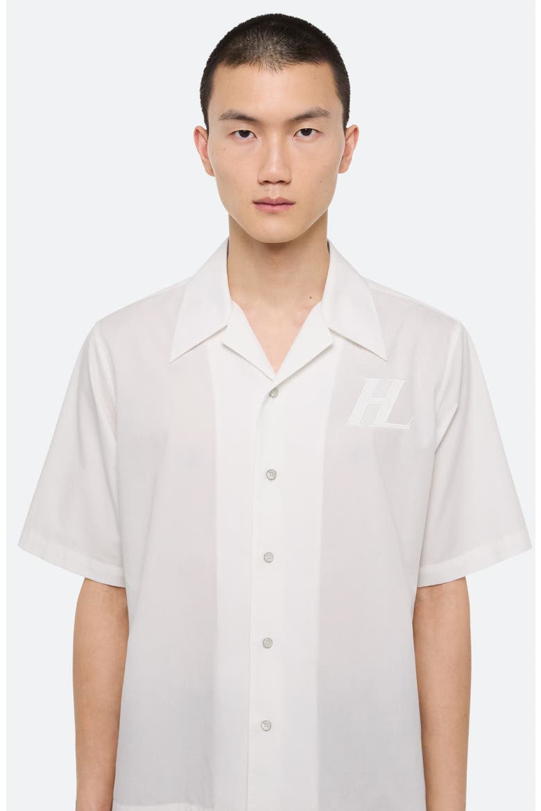 Boxy Soft Broad Poplin Camp Shirt, Alternate, color, WHITE - 100