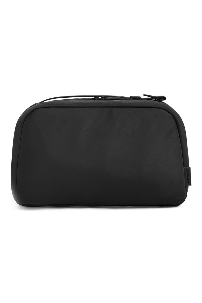 The Large Toiletries Bag, Main, color, JET BLACK