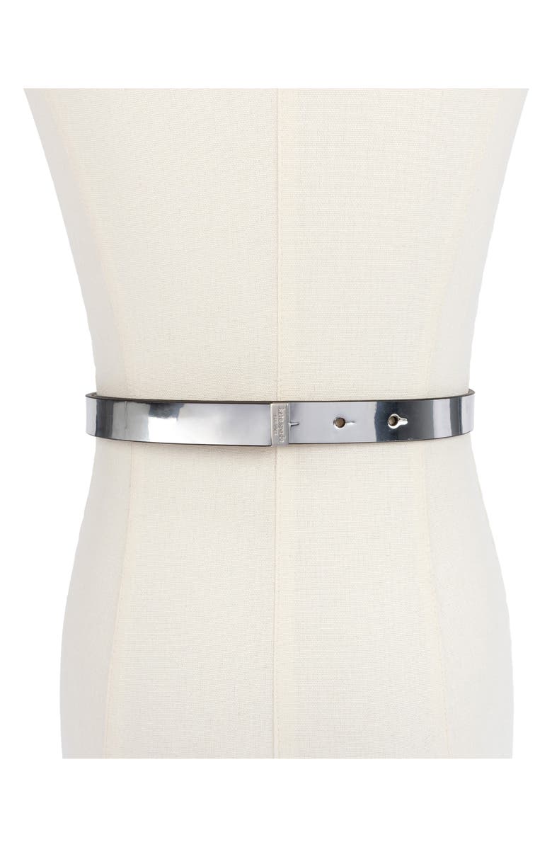 Kate Spade New York metallic bow belt, Alternate, color, 