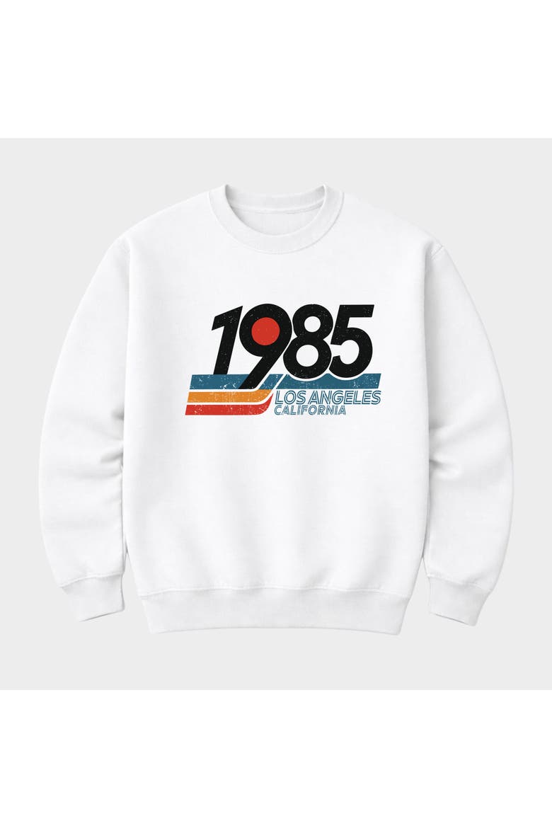 Retro 1985 Los Angeles Sweatshirt, Alternate, color, White