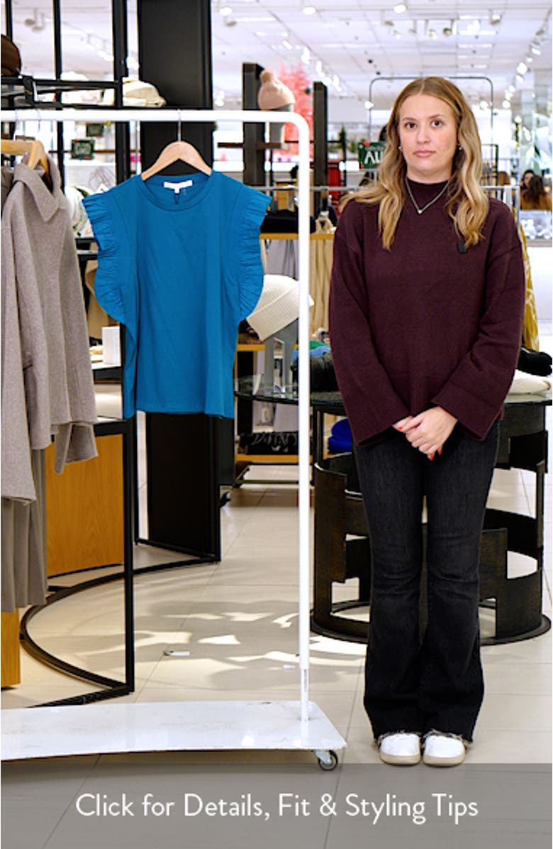 Poplin Ruffle Top, sales video thumbnail