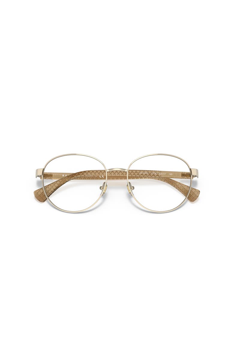 RALPH 51mm Round optical glasses, Alternate, color, Gold