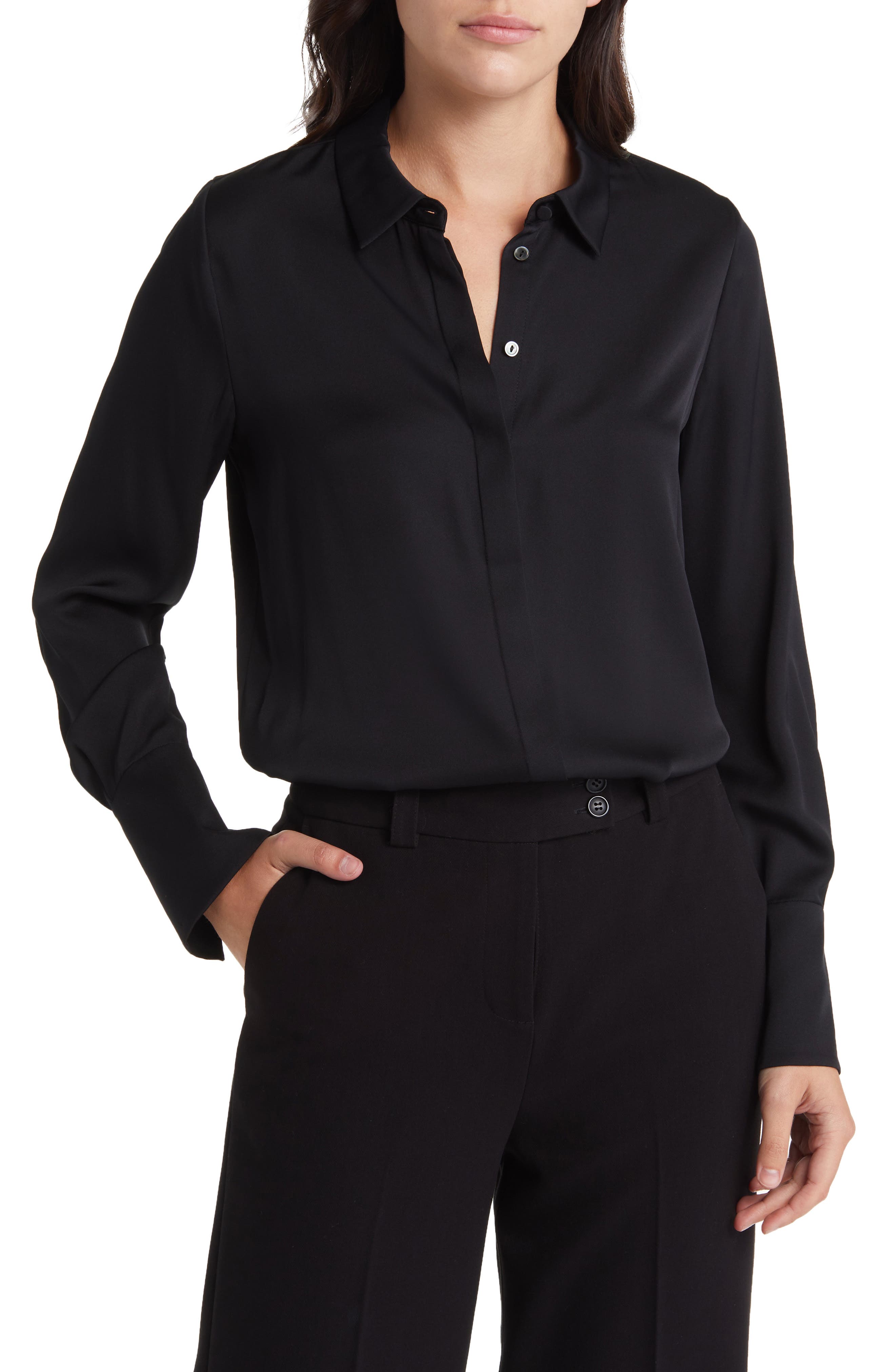 Larissa Stretch Silk Blouse
