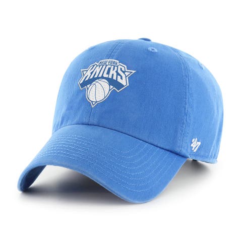 Men's '47  Blue New York Knicks Color Pack Clean Up Adjustable Hat