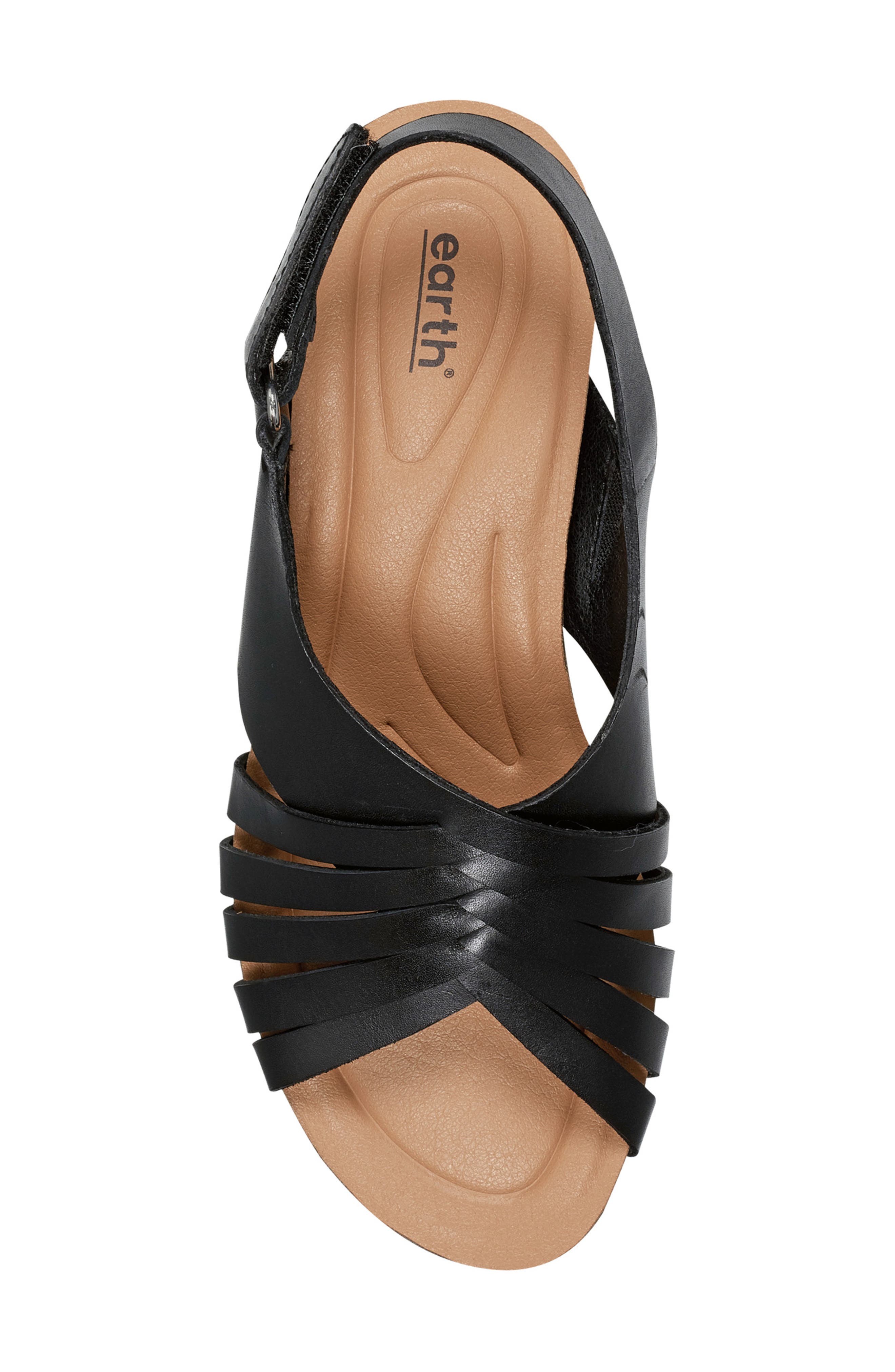 Earth<sup>®</sup> Hartie Slingback Wedge Sandal, Alternate, color, 