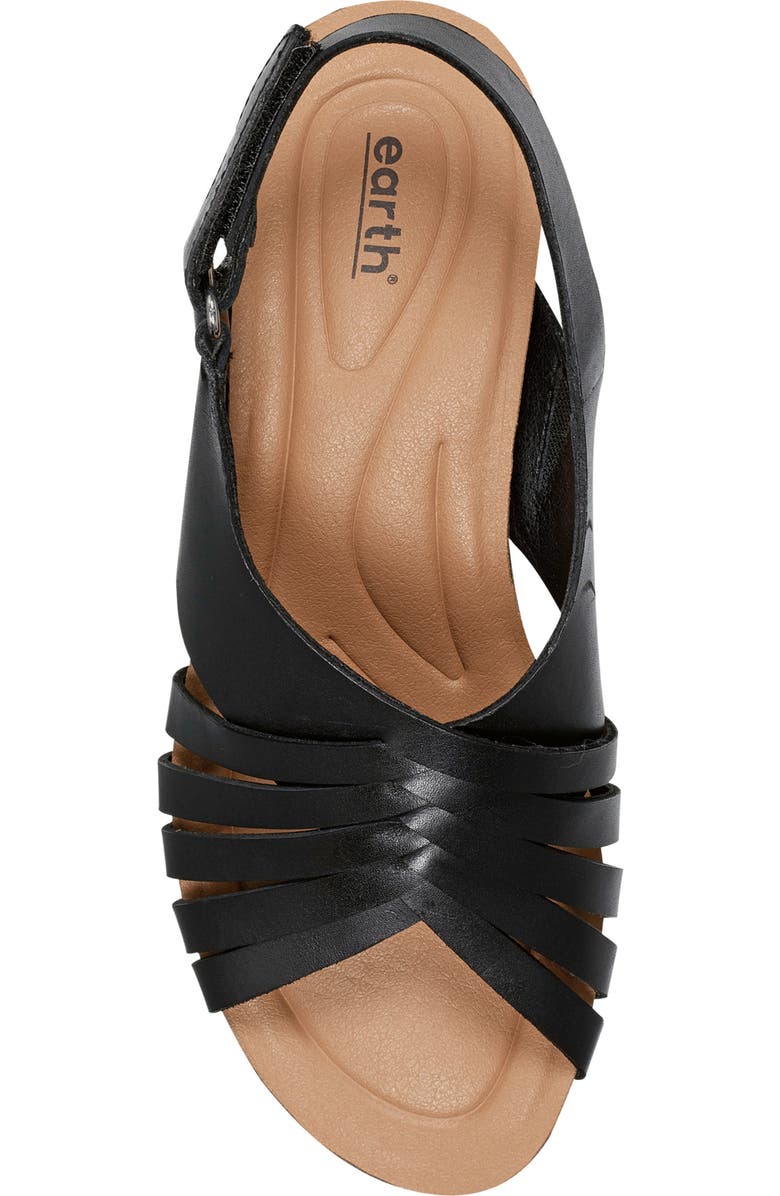 Earth<sup>®</sup> Hartie Slingback Wedge Sandal, Alternate, color,