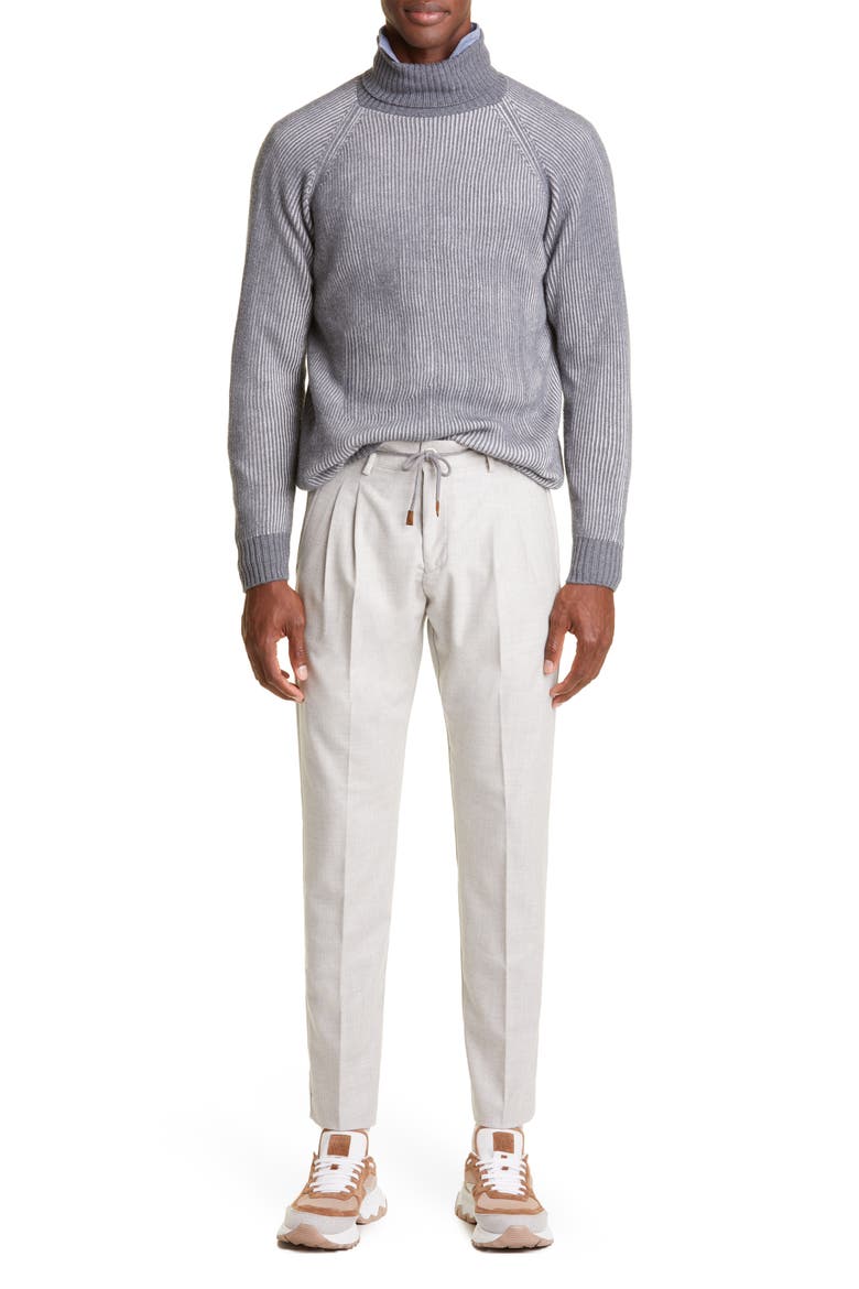 Wool Joggers, Alternate, color, LIGHT GREY