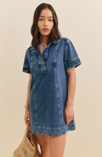 Clark Denim Minidress