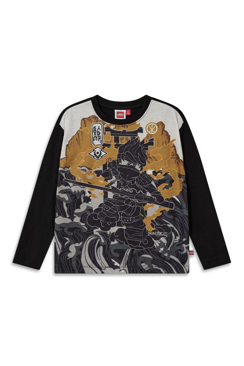 Kids' LEGO NINJAGO Graphic T-Shirt, Main, color, BLACK