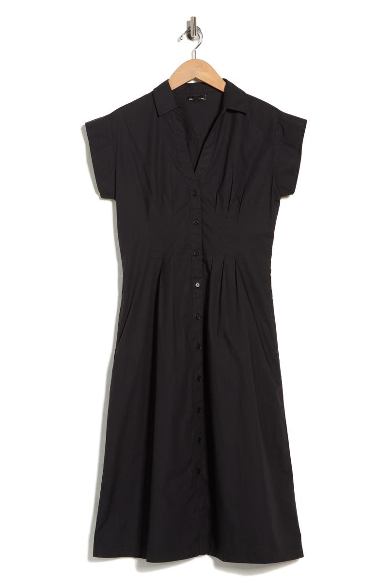 AREA STARS Tia Short Sleeve Dress, Alternate, color, Black