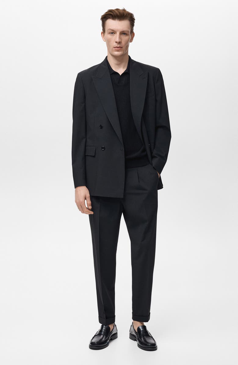 MANGO Suit Pants, Alternate, color, Black
