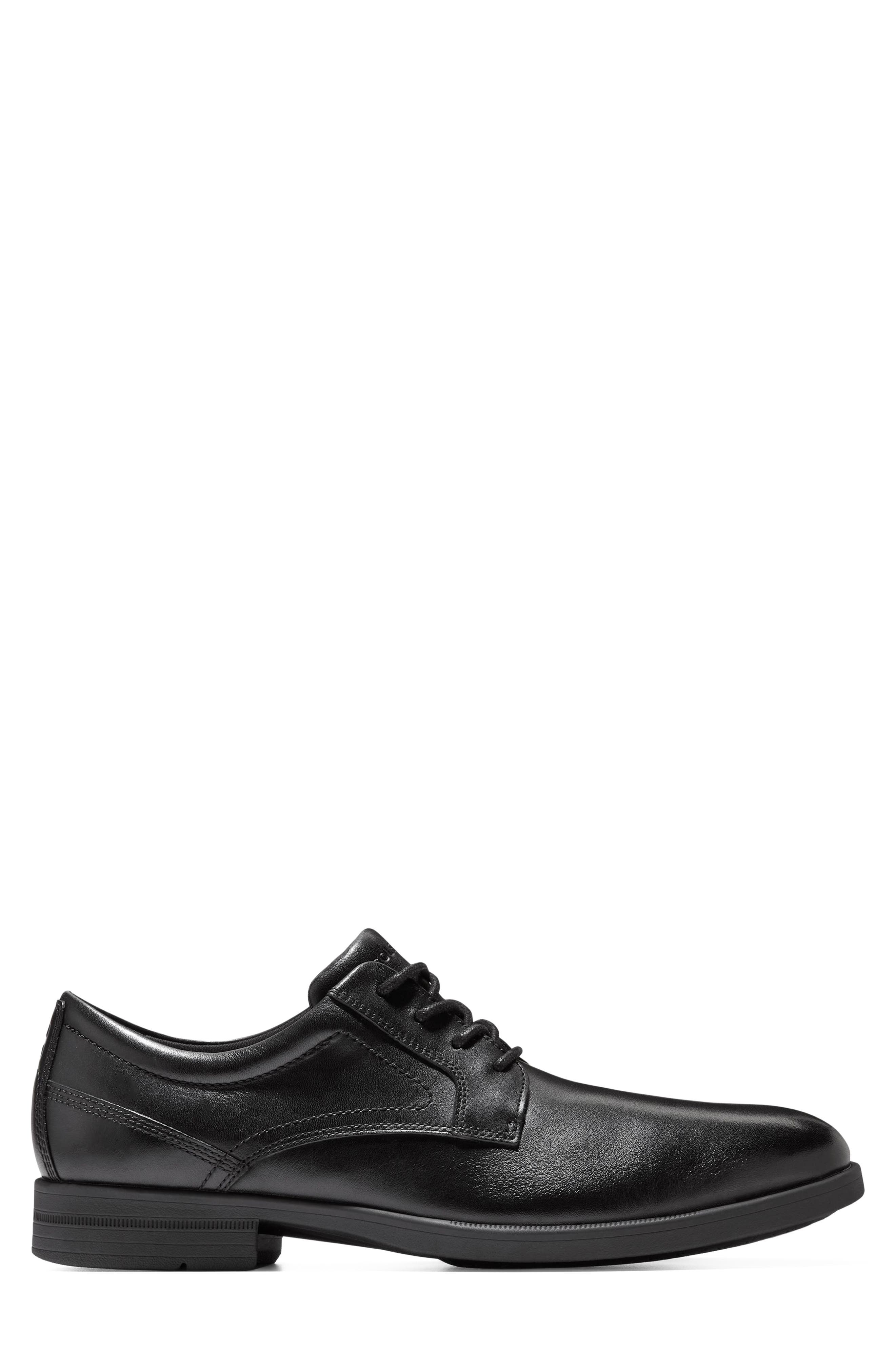 Hartsfield Grand Plain Toe Oxford, Alternate, color, BLACK / BLACK