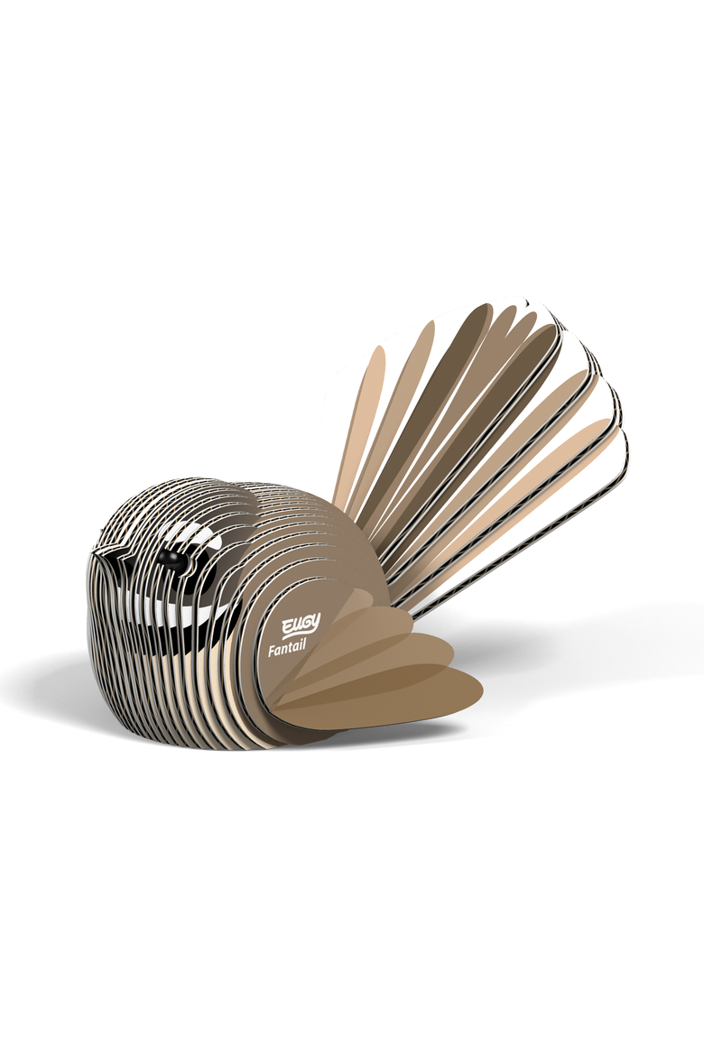 Fantail 3D Puzzle, Alternate, color, No Color