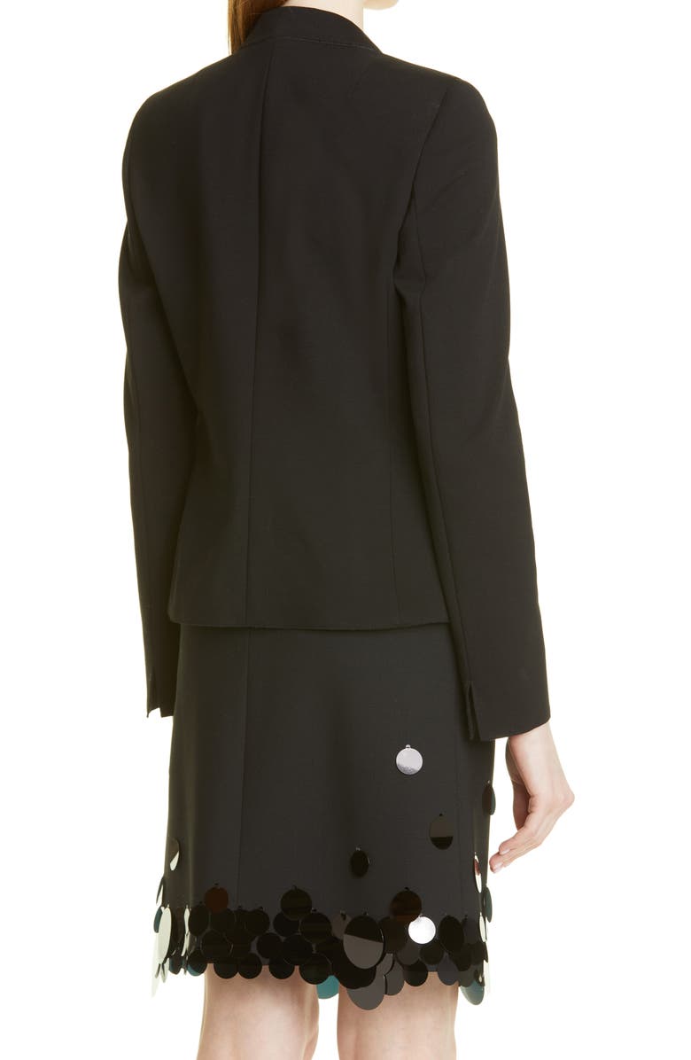 Akris punto Jersey Blazer, Alternate, color, Black