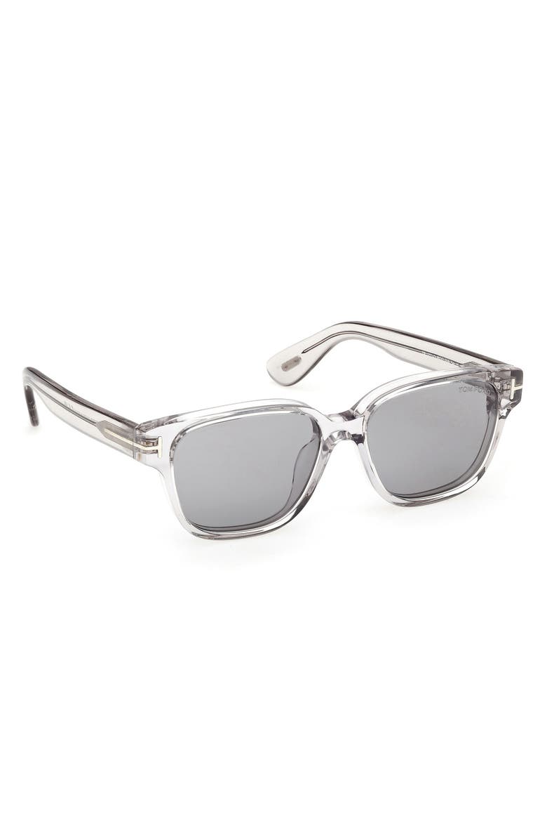 TOM FORD 54mm Square Sunglasses, Alternate, color, Grey / Other / Smoke