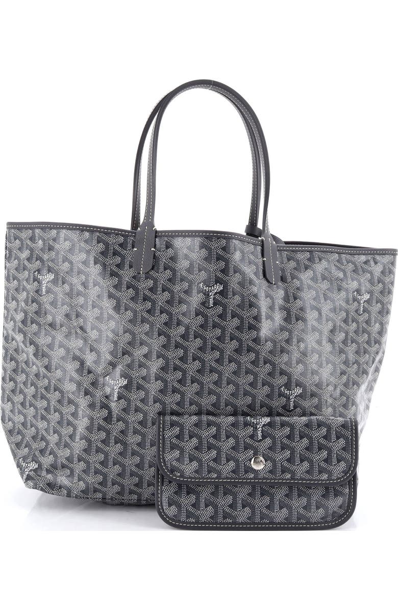 Pre-Owned Goyard Saint Louis Tote Coated Canvas PM, Alternate, color, Gray