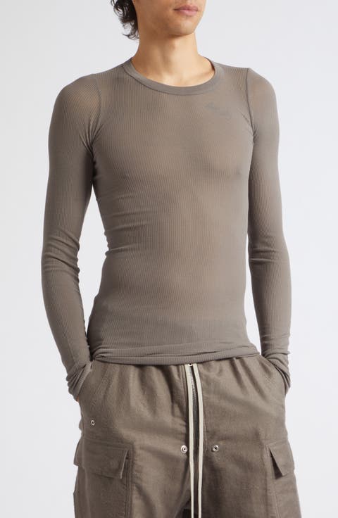 Rib Long Sleeve T-Shirt