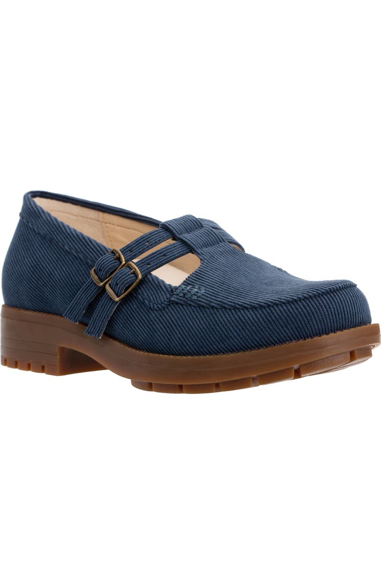 Revitalign Maple Mary Jane Loafer, Main, color, Navy