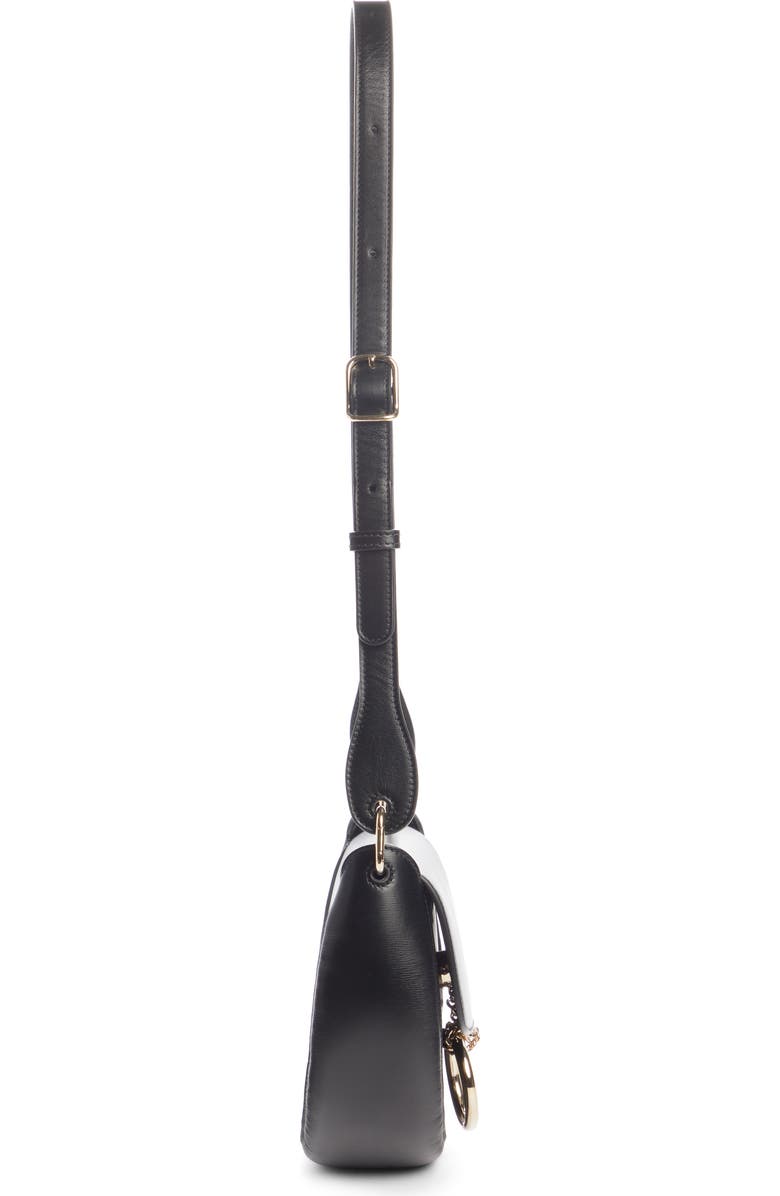 Chloé Small Arlene Leather Crossbody Saddle Bag, Alternate, color,