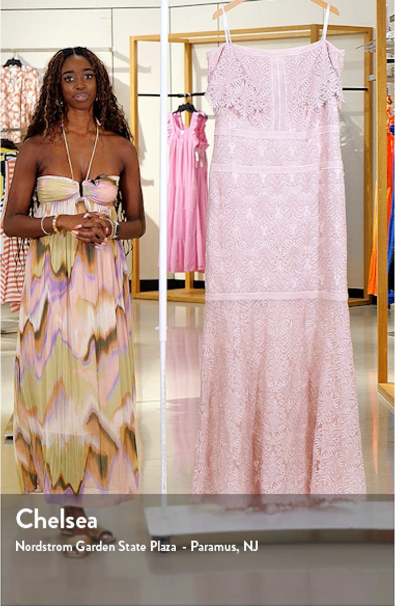 Off the Shoulder Corded Lace Gown, sales video thumbnail