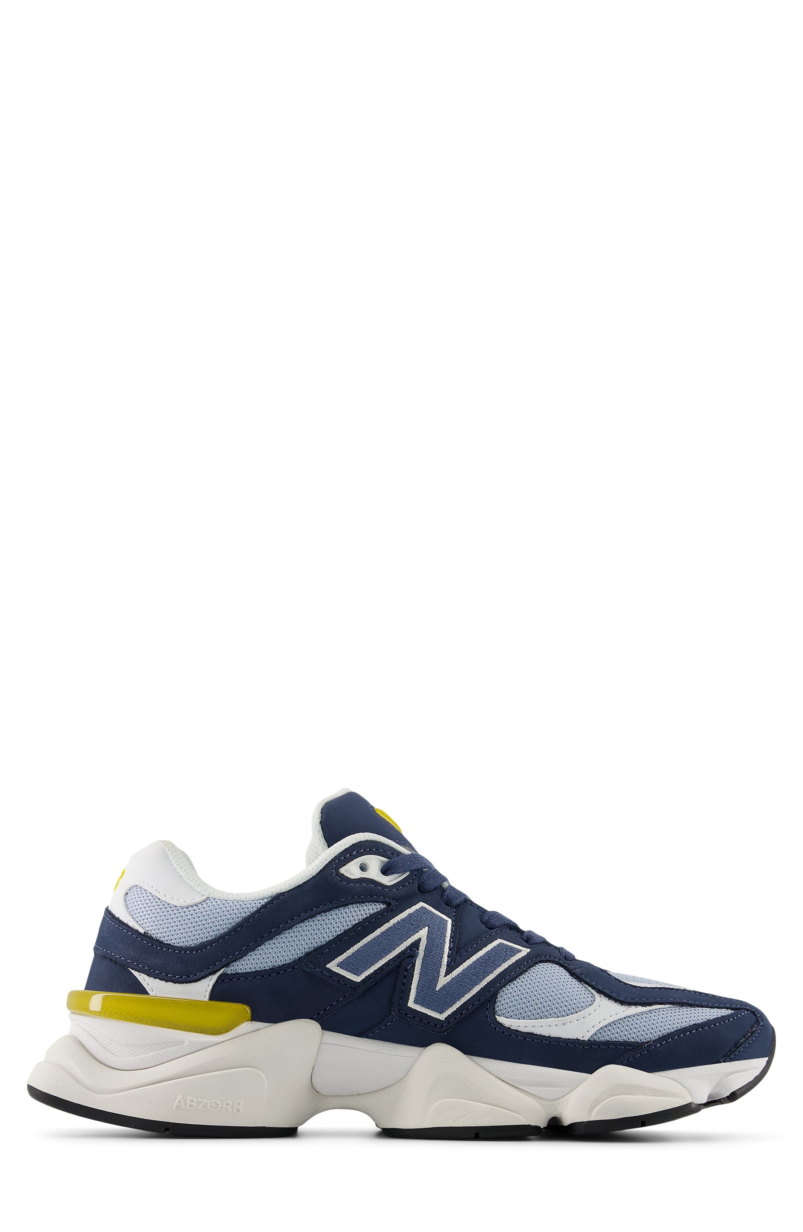 Gender Inclusive 9060 Sneaker, Alternate, color, VINTAGE INDIGO/ APOLLO GOLD