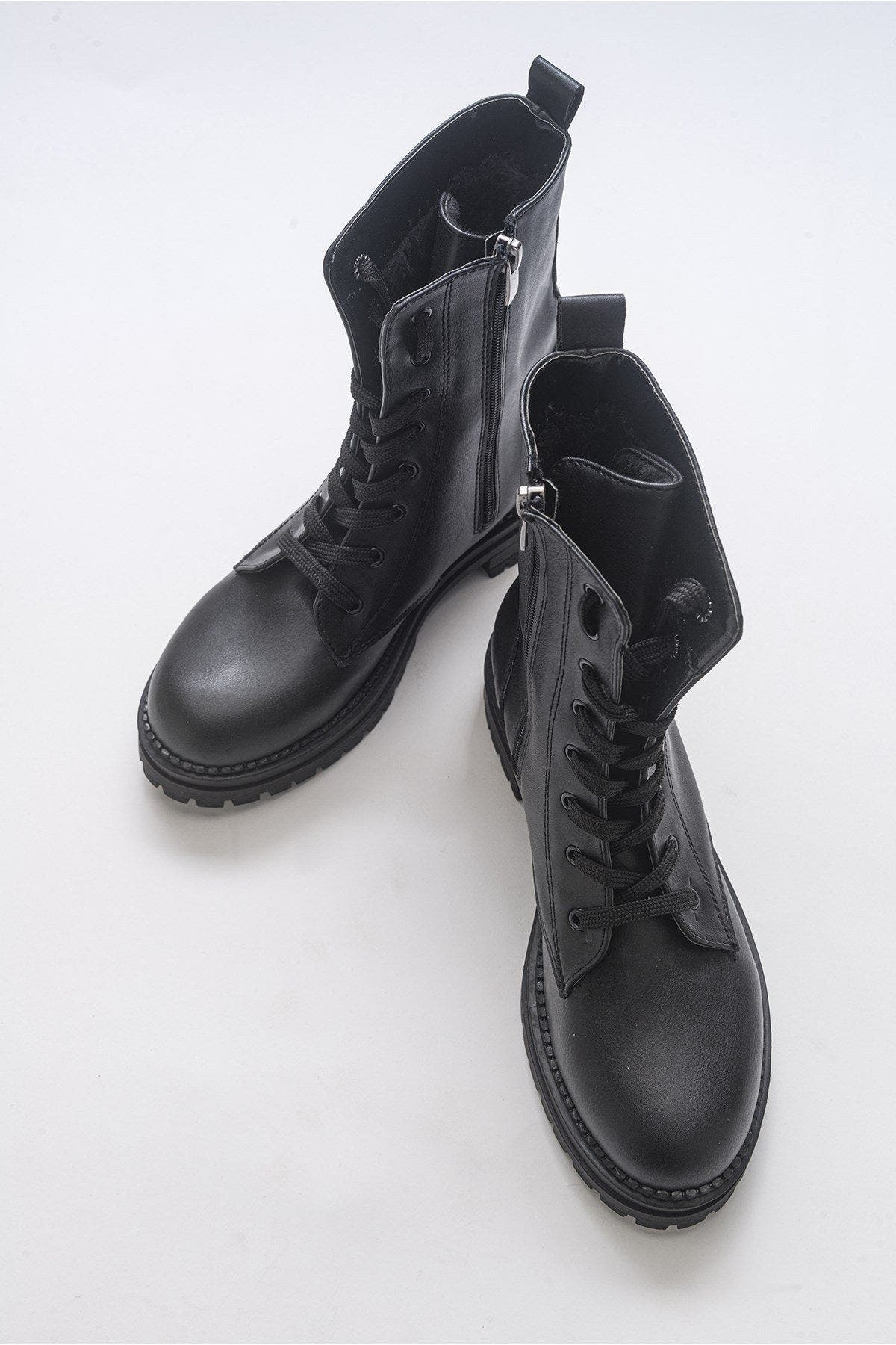 Singa Boot, Alternate, color, Black Faux Leather