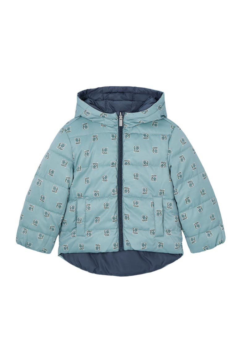 Reversible Puffer Jacket, Alternate, color, Navy