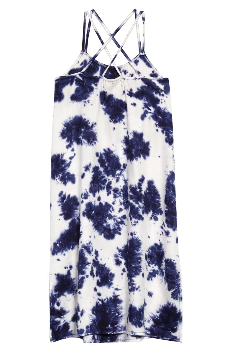Treasure & Bond Kids' Tie Dye Cross Back Tank Dress, Alternate, color,