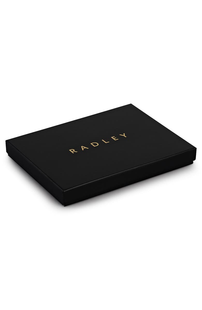Radley Halcomb Place Leather Passport Cover, Alternate, color, Black