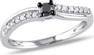 Julianna B. Black & White Diamond Engagement Ring