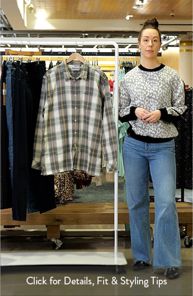 Hawthorn Plaid Brushed Cotton Button-Up Shirt, sales video thumbnail