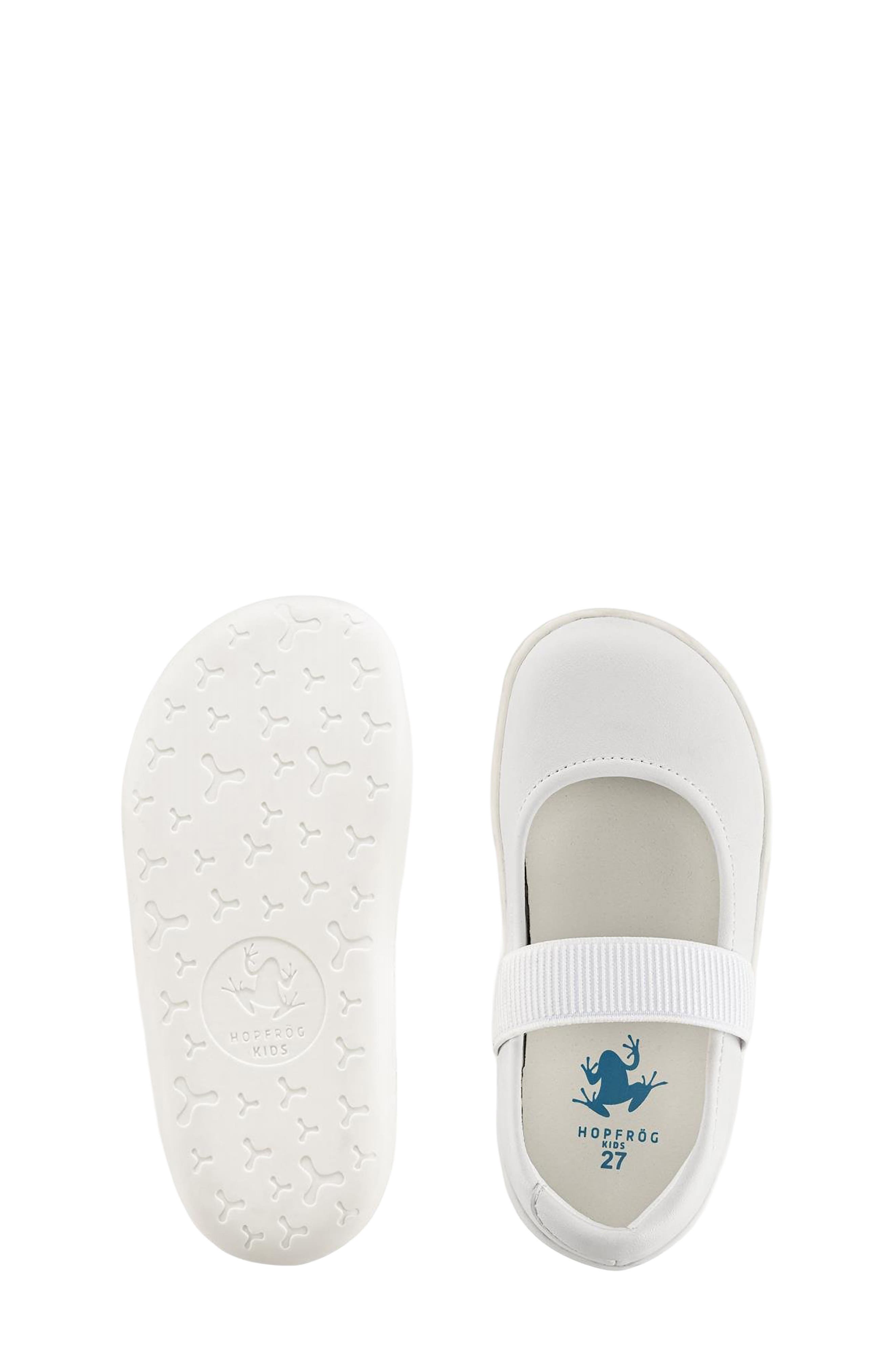 Kids' Smart Walker Barefoot Mary Jane, Alternate, color, COOL WHITE